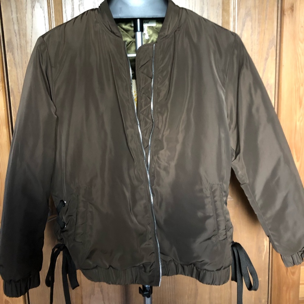 JAK&RAE Olive Green Bomber Jacket